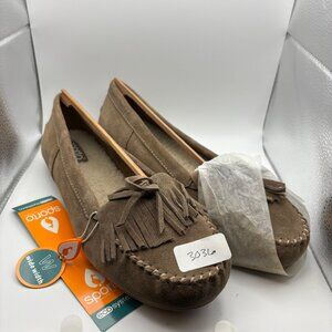 Sporto Jane moccasin in Fossil/Taupe color NIB/NWT size 10W